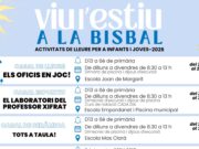 Activitats d’estiu a la Bisbal: un gran ventall per a infants i joves
