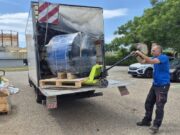 Comencen les reparacions de l’emissari submarí de la platja de Castell a Palamós